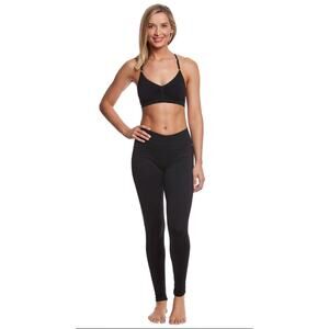 NUX V-Ankle High Rise Seamless Yoga Leggings Pants in Black